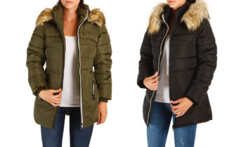Down Jackets with Hooded Fur - Parka W001